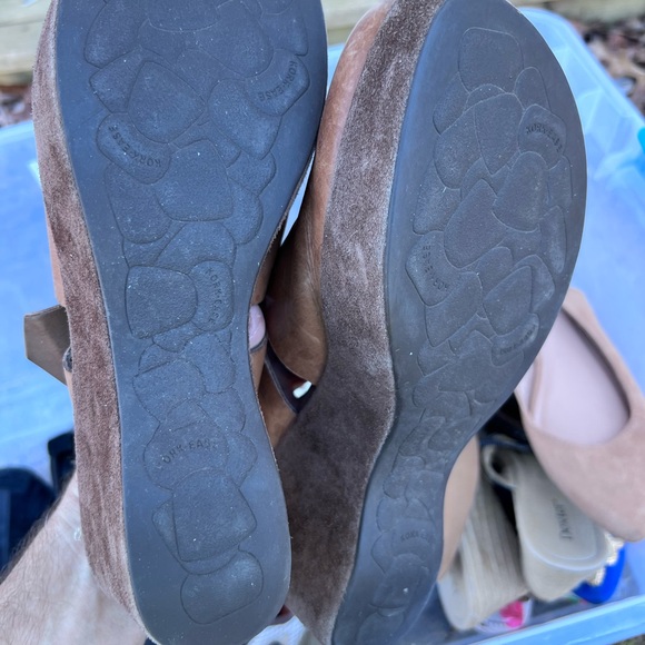 Kork-Ease Women's Size 10 Brown Leather Shoes Mule Style Soft REAL Leather GUC - Picture 3 of 3